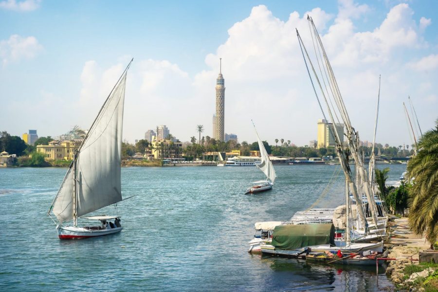 Short Felucca trip on the Nile in Cairo