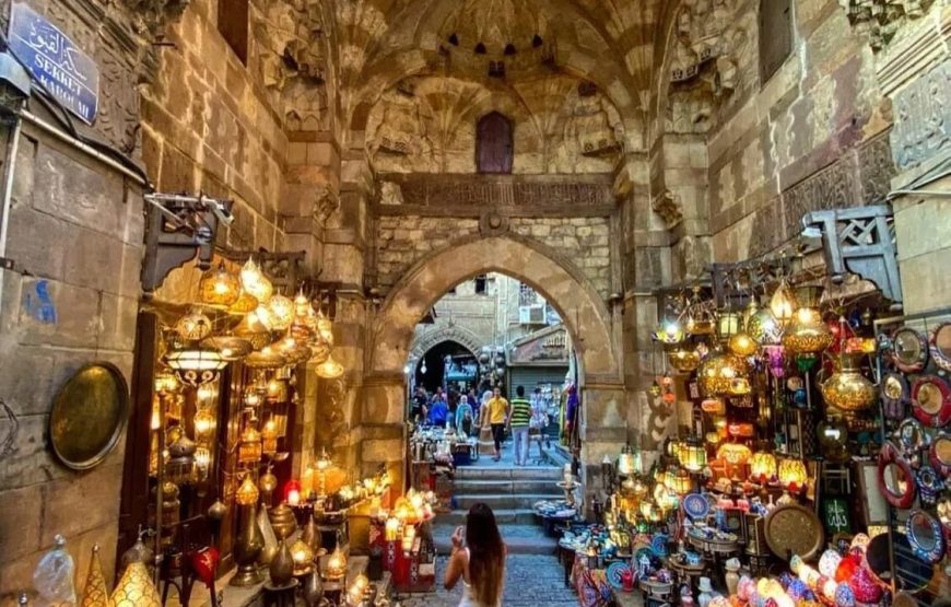 Cairo Highlights Tour Giza Pyramids, Egyptian Museum & Khan El Khalili Bazaar